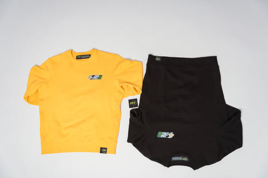 R4cew4y 8 Crewneck - Black