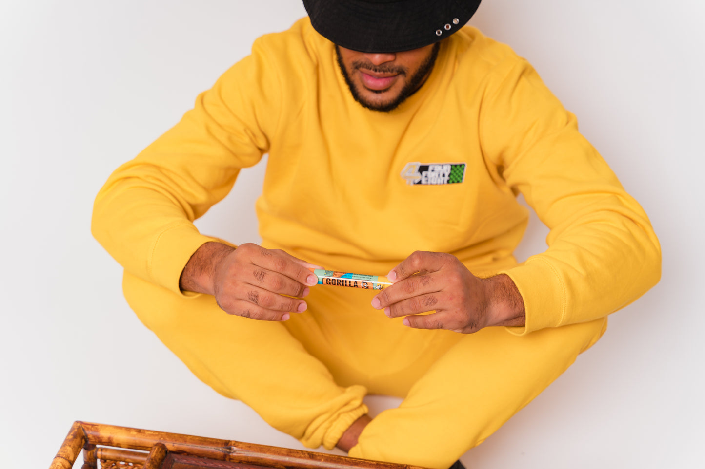 R4CEW4Y 8 Crewneck - Yellow