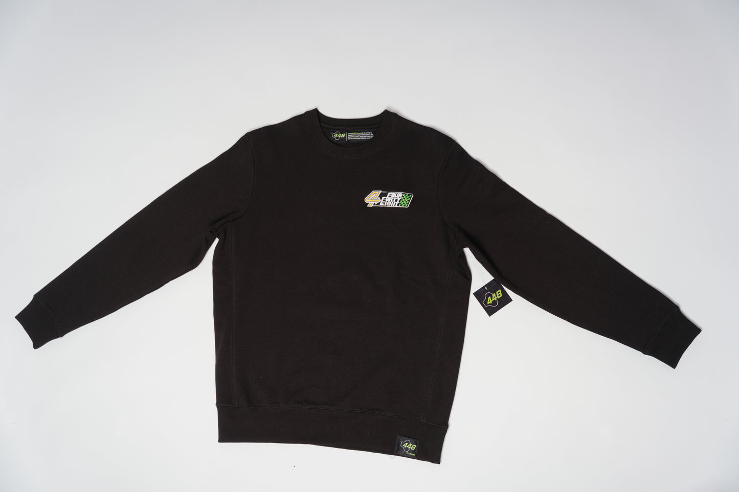 R4cew4y 8 Crewneck - Black