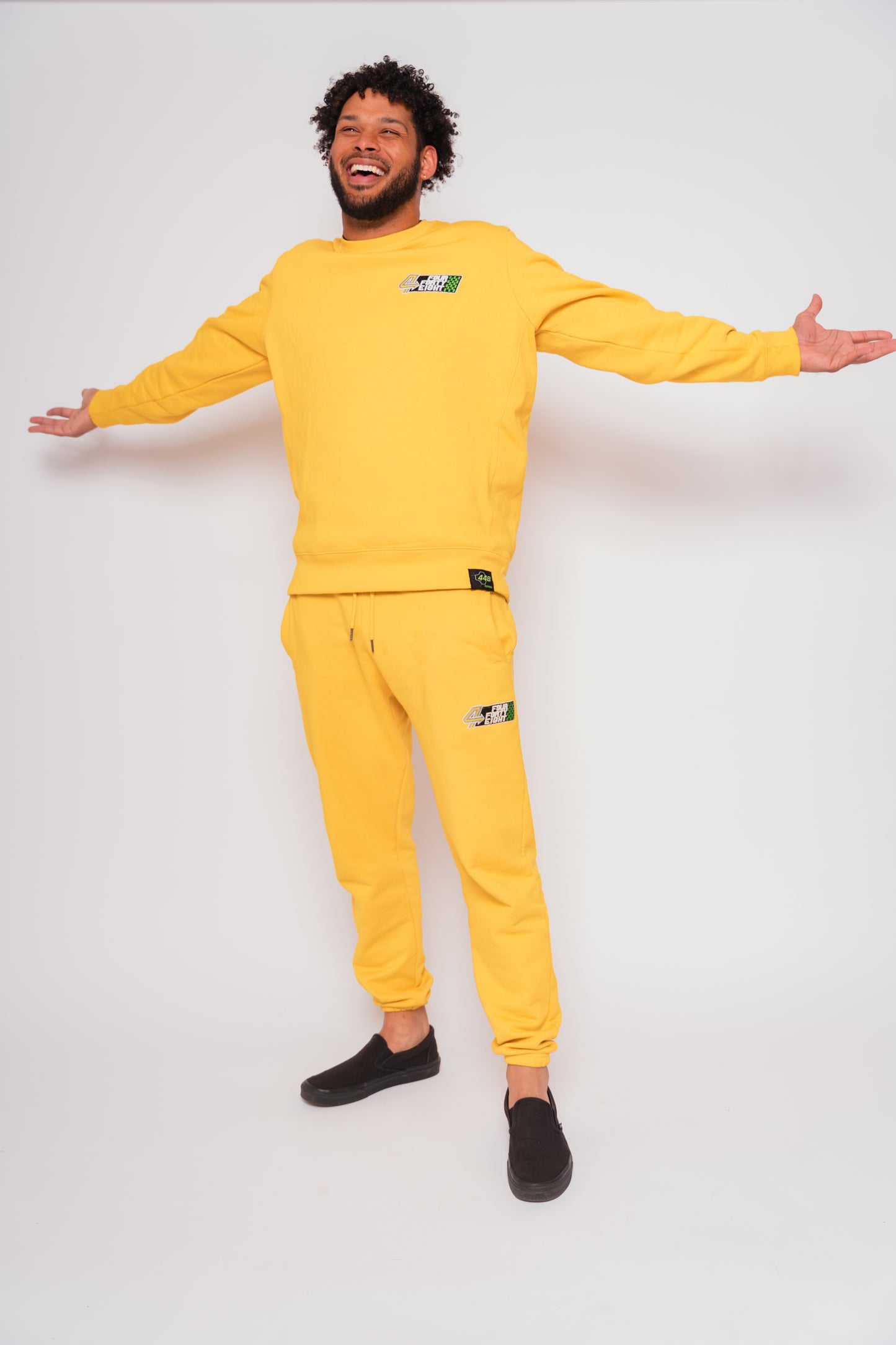 R4CEW4Y 8 Crewneck - Yellow